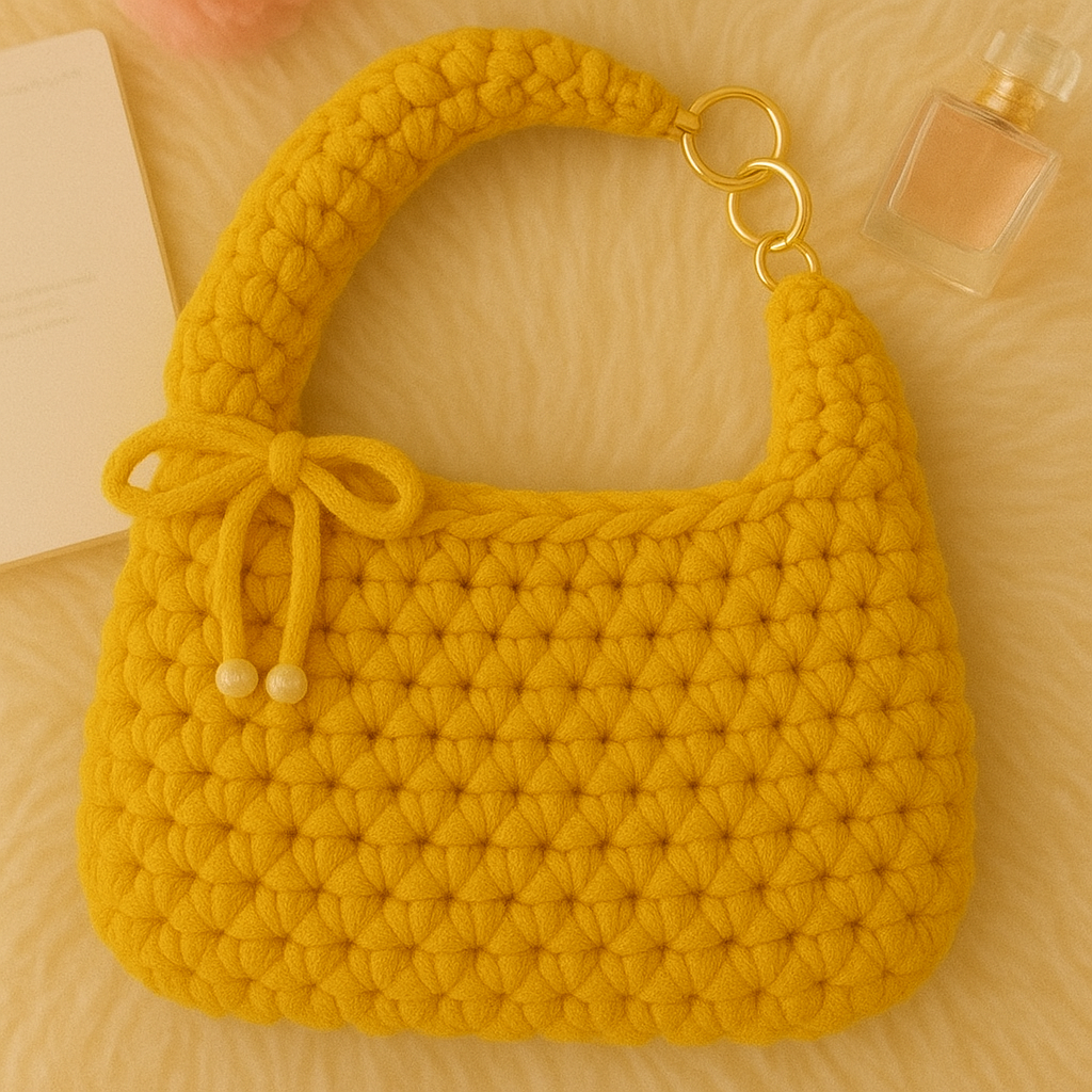 Sac à Main – Élégance Artisanale – 100% Coton – Fait Main –