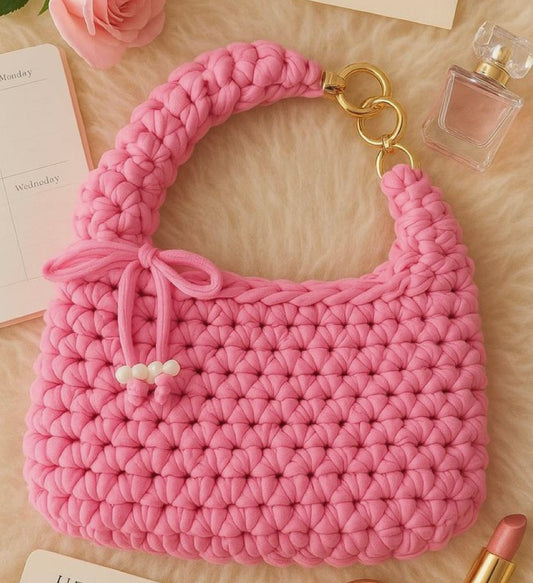Sac à Main – Élégance Artisanale – 100% Coton – Fait Main –