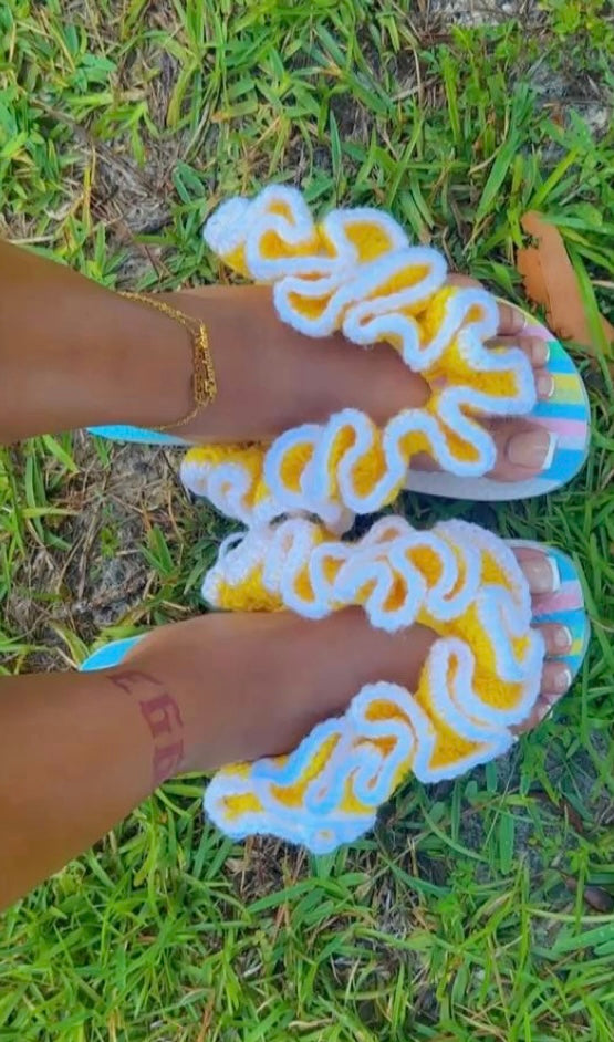Sandales froufrou